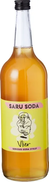 Saru Soda Siroop Vlier (1000 ml)