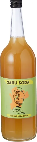 Saru Soda Siroop Ginger-Lime (1000 ml)