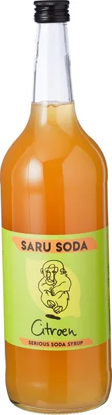 Saru Soda Siroop Citroen (1000 ml)