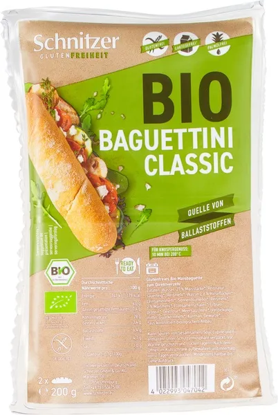 Schnitzer Baquettini Bianco Glutenvrij (200 gr)