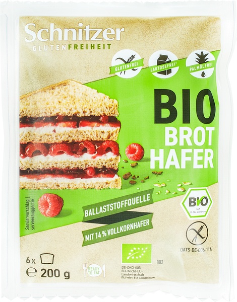 Schnitzer Haverbrood Glutenvrij (200 gr)