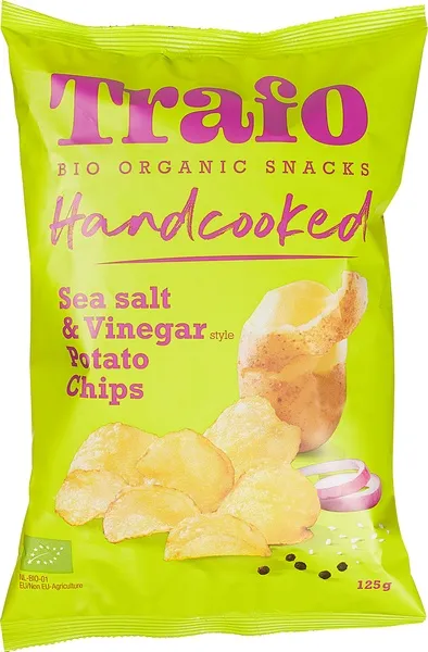 Trafo Hand Cooked Chips Salt And Vinegar (125 gr)