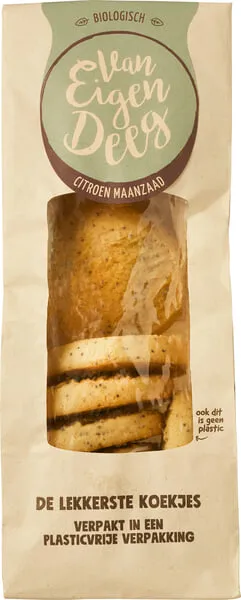 Van Eigen Deeg Koekjes Citroen Maanzaad (150 gr)