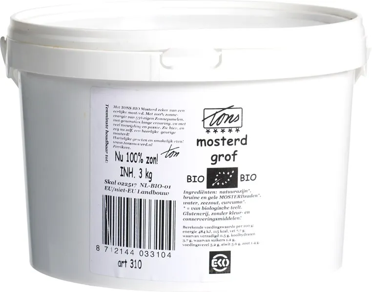van TON Mosterd Grof (3 kilo)