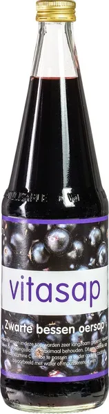 Vitasap Oersap Zwarte Bessen (700 ml)