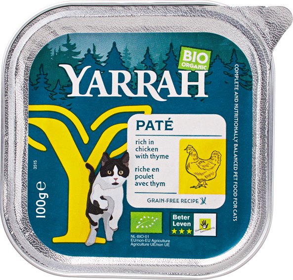 Yarrah Kattenpaté Kip & Tijm (100 gr)