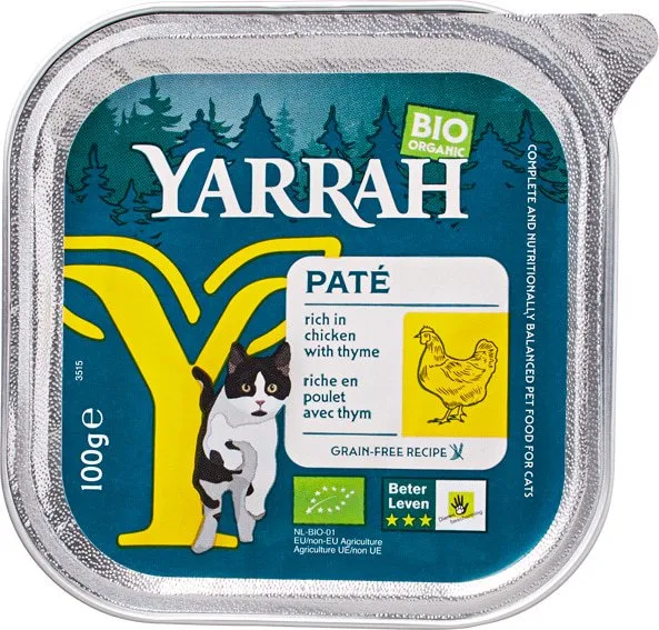 Yarrah Kattenpaté Kip & Tijm (100 gr)