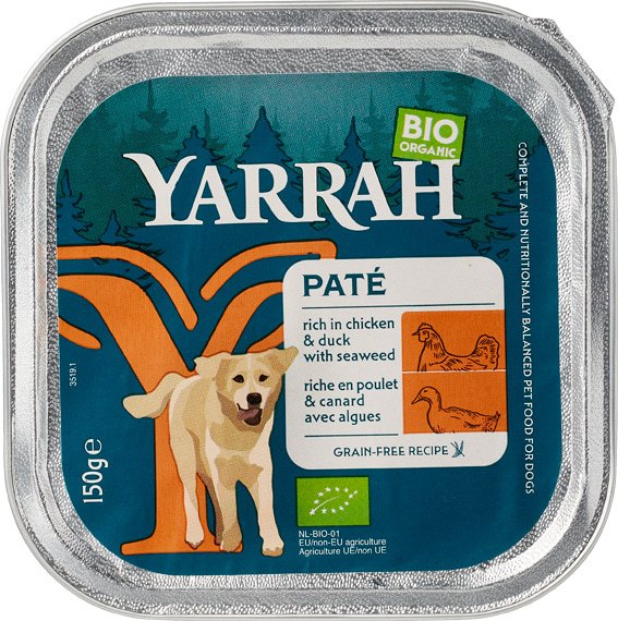 Yarrah Hondenpaté Eend & Zeewier (150 gr)