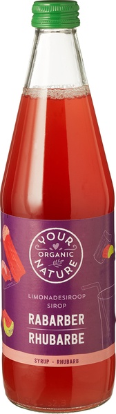 Your Organic Nature Limonadesiroop Rabarber (500 ml)