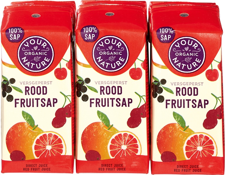 Your Organic Nature Rood-Fruitsap (1200 ml)