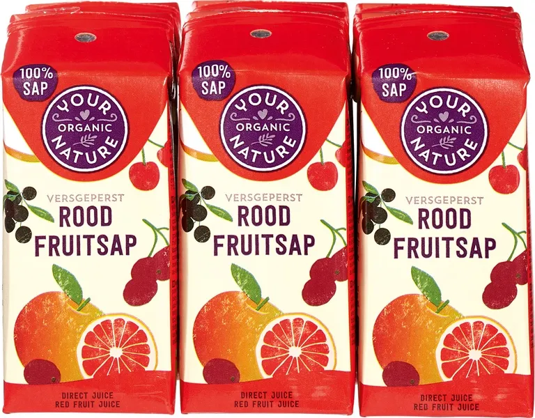 Your Organic Nature Rood-Fruitsap (1200 ml)