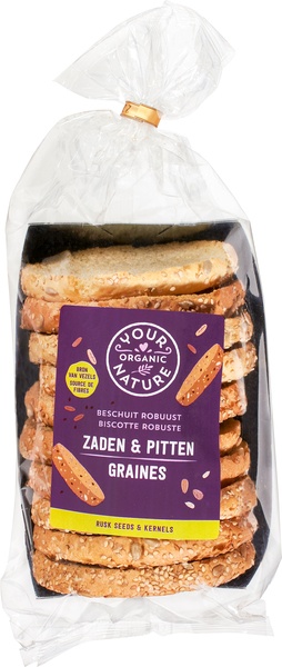 Your Organic Nature Beschuit Zaden-Pitten (10 stuks)