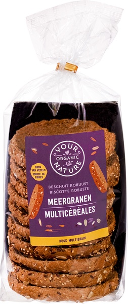 Your Organic Nature Beschuit Meergranen (10 stuks)