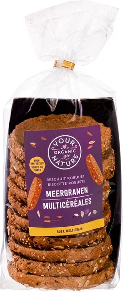 Your Organic Nature Beschuit Meergranen (10 stuks)