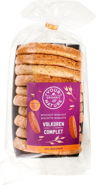 Your Organic Nature Beschuit Volkoren (10 stuks)