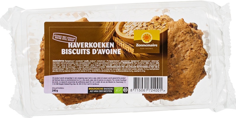 Zonnemaire Haverkoeken (240 gr)