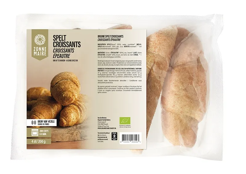 Zonnemaire Croissant Spelt (4 stuks)