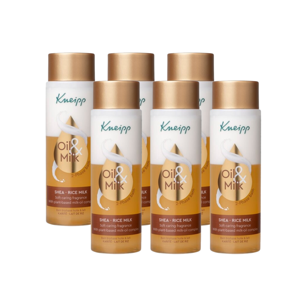 6x Kneipp 2-Fasen Bad Shea Rice Milk (6 x 100 ml)