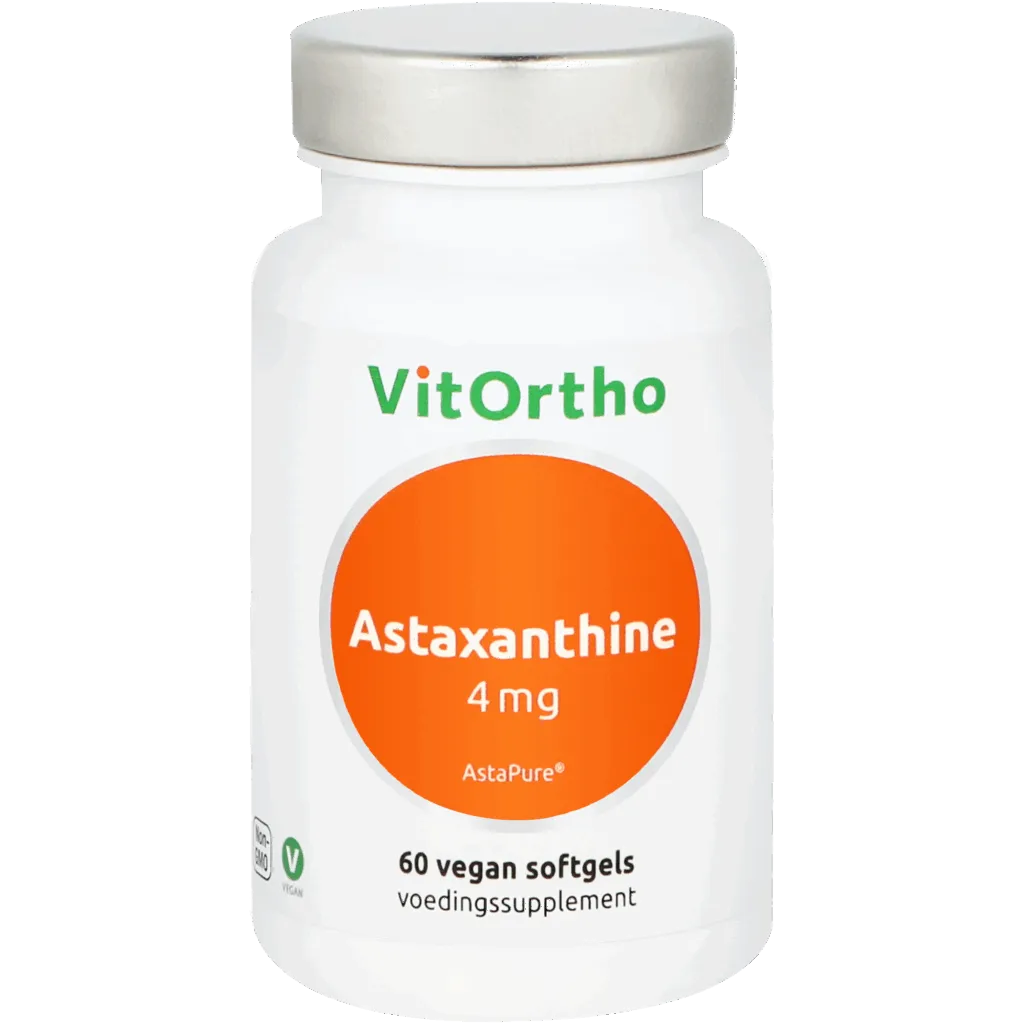 VitOrtho Astaxanthine 4mg AstaPure (60 vega capsules)