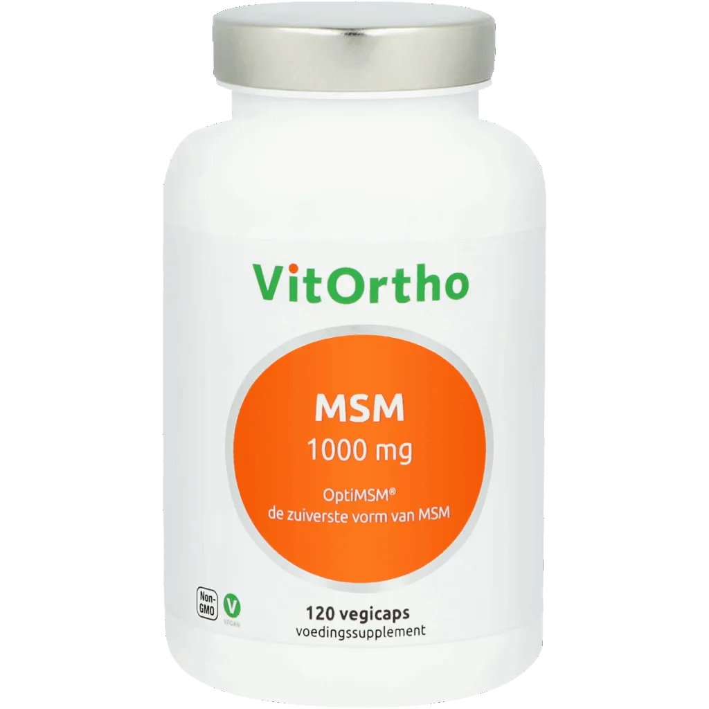 VitOrtho MSM 1000mg OptiMSM (120 vega capsules)