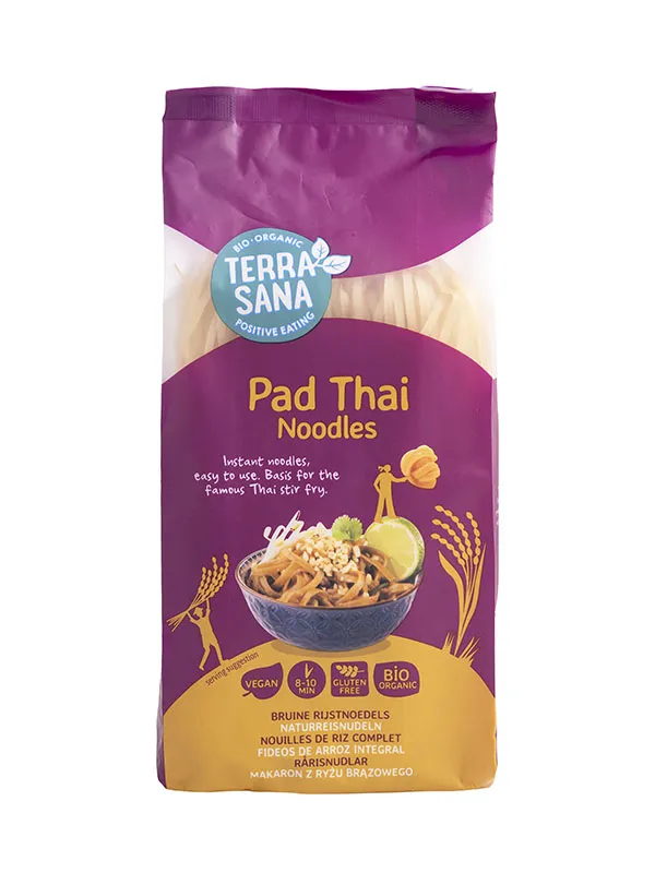 TerraSana Pad thai noodles van bruine ri (250 gr)