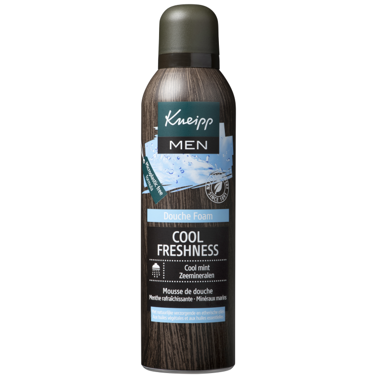 Kneipp Men douche foam cool freshness cool mint zeeminera (200 ml)