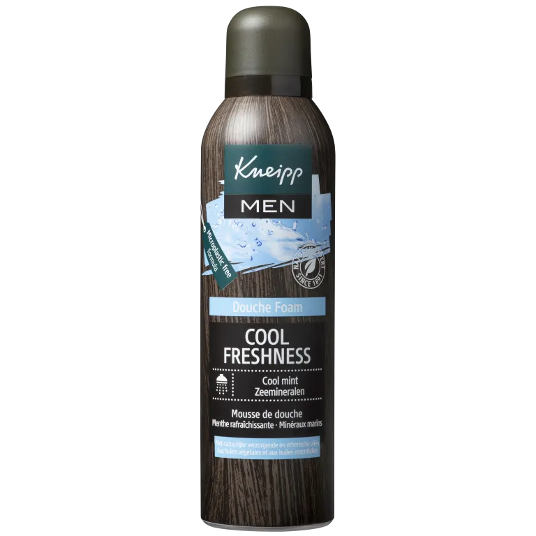 Kneipp Men douche foam cool freshness cool mint zeeminera (200 ml)