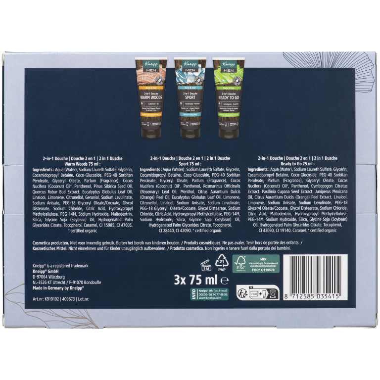 Kneipp Men geschenk set douche (1 set) - image 2