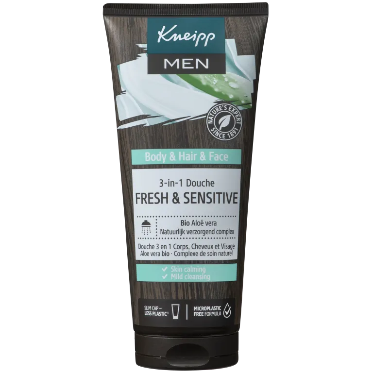 Kneipp Men douche 3 in 1 fresh & sensitive (200 ml)