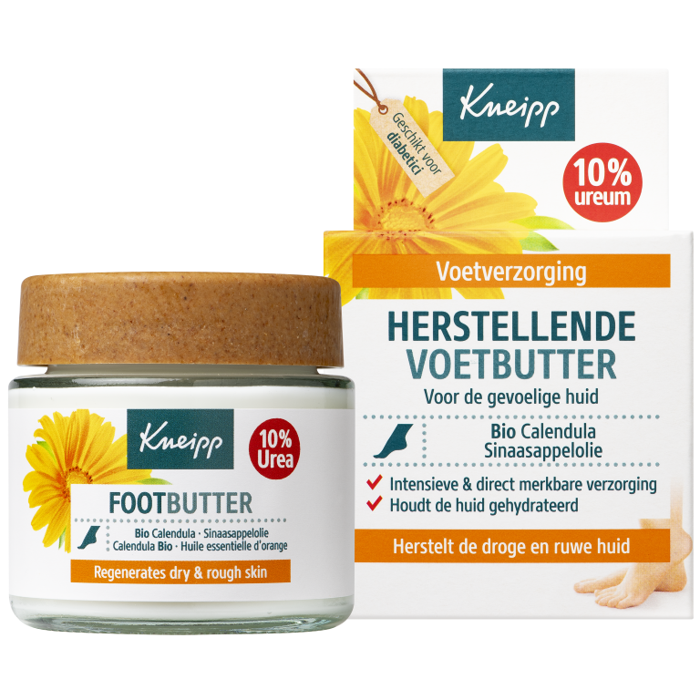 Kneipp Foot care voetbutter calendula sinaasappelolie (100 ml)