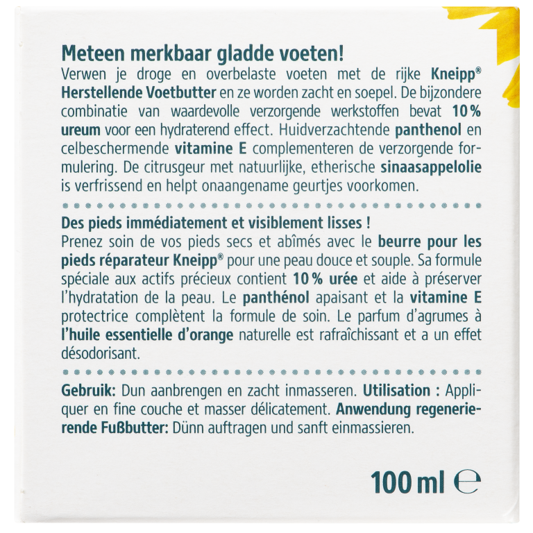Kneipp Foot care voetbutter calendula sinaasappelolie (100 ml) - image 3