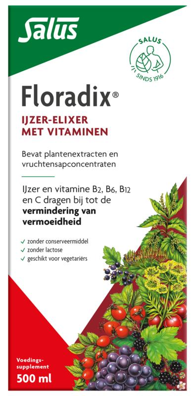 Salus Floradix ijzer elixer (500 ml)