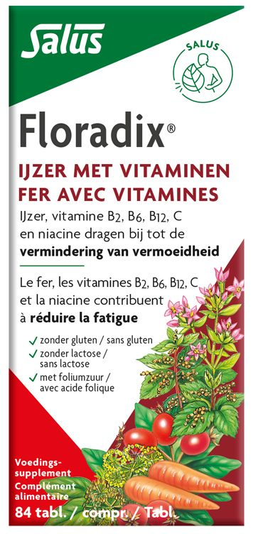 Salus Floradix ijzer (84 tabletten)