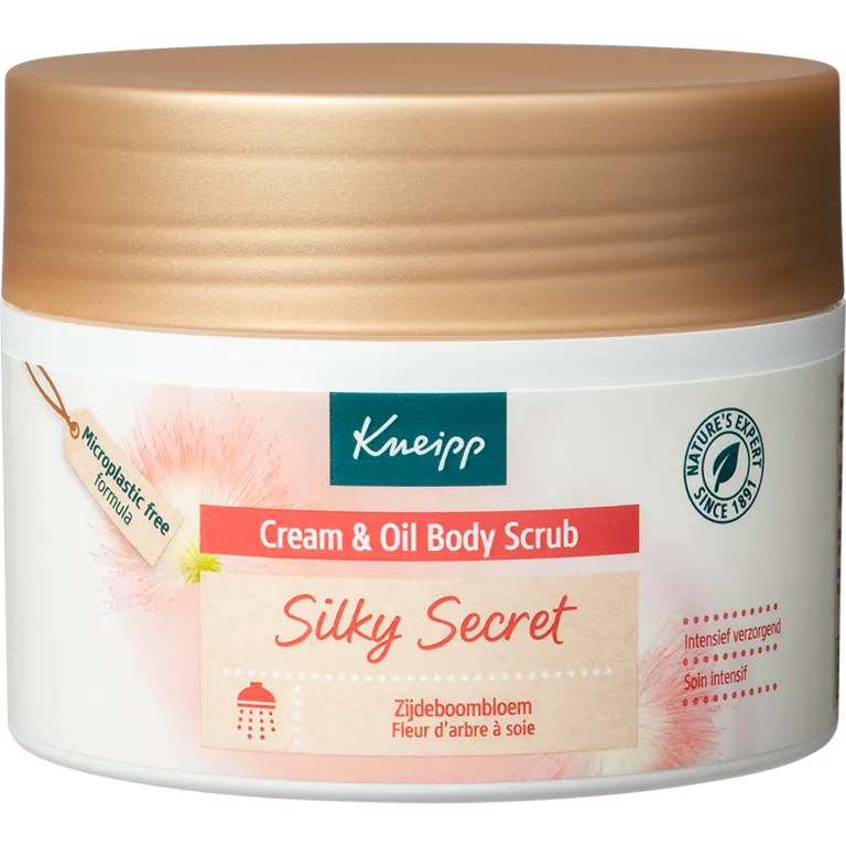 Kneipp Cream & oil body scrub silky secret (200 ml)