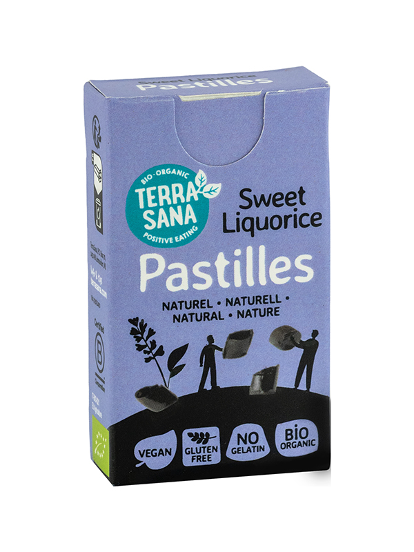 TerraSana Droppastilles naturel bio (25 gr)