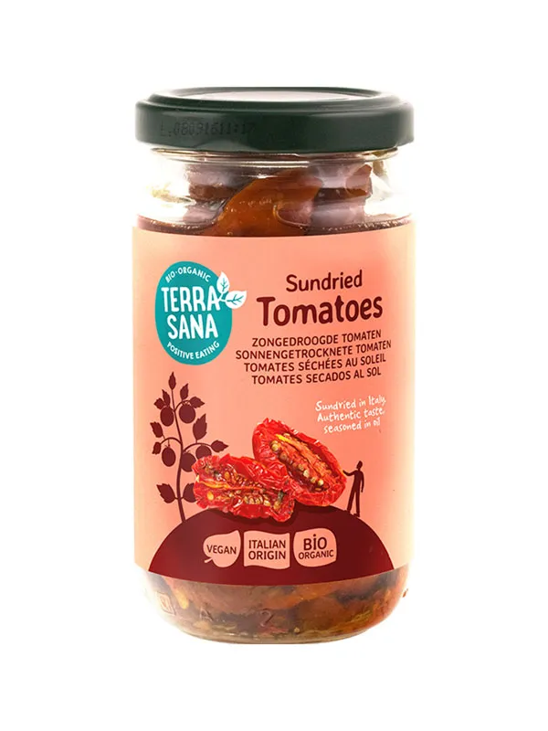 Terrasana Tomaten Zongedroogd In Olijfolie Bio (180 gr)