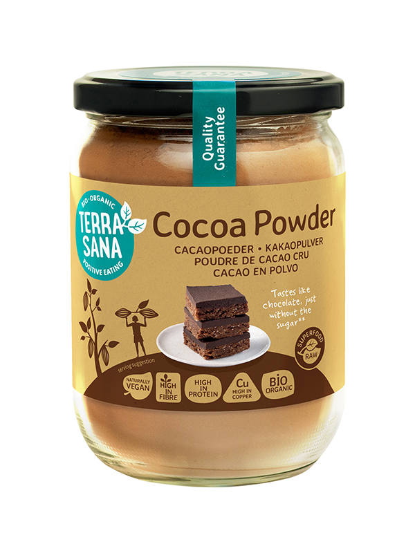 Terrasana Raw Cacao Antioxidant Poeder In Glas Bio (160 gr)