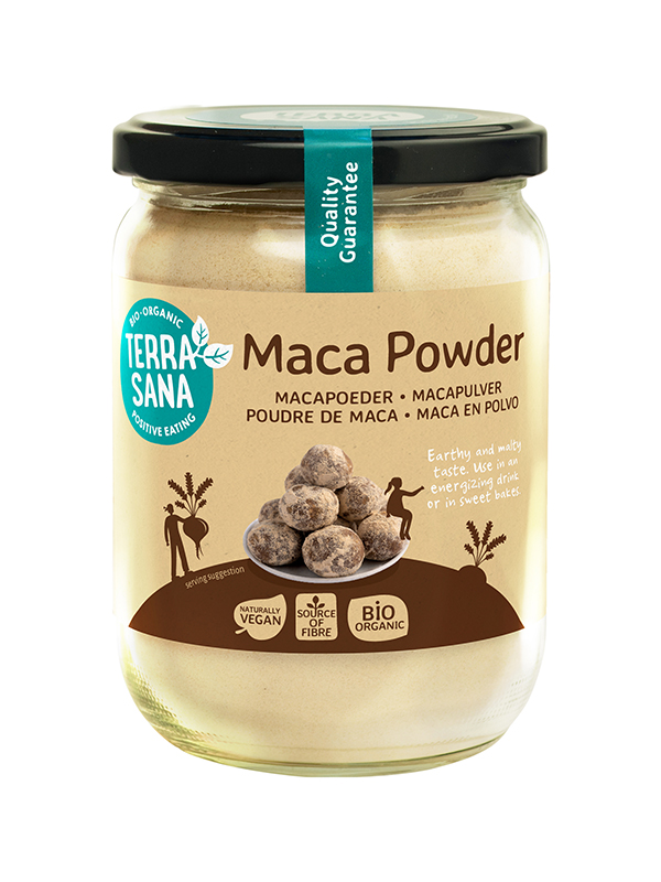 Terrasana Raw Maca High Energy Poeder In Glas Bio (300 gr)