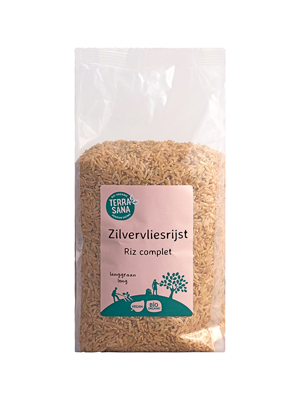 TerraSana Zilvervliesrijst lang bio (1000 gr)