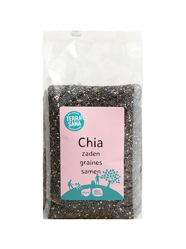 Terrasana Raw Chia Zaad Zwart Bio (300 gr)
