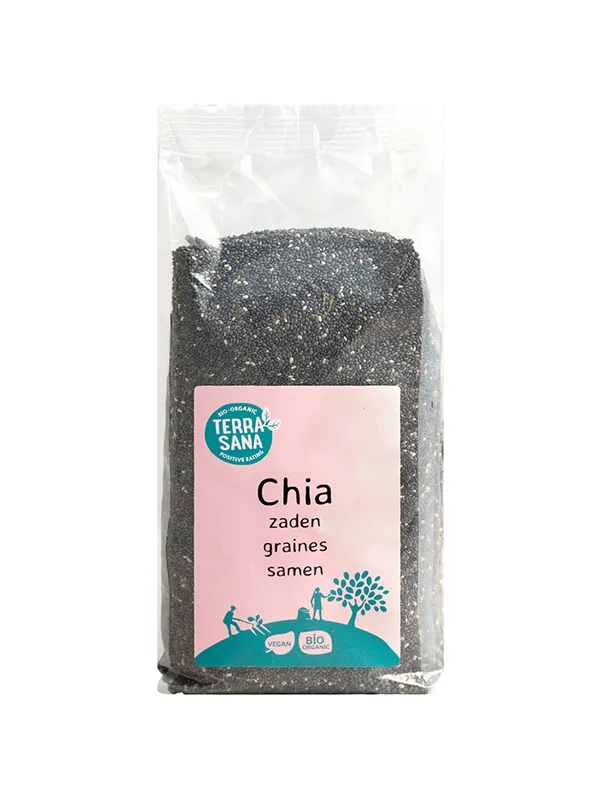 Terrasana Raw Chia Zaad Zwart Bio (600 gr)