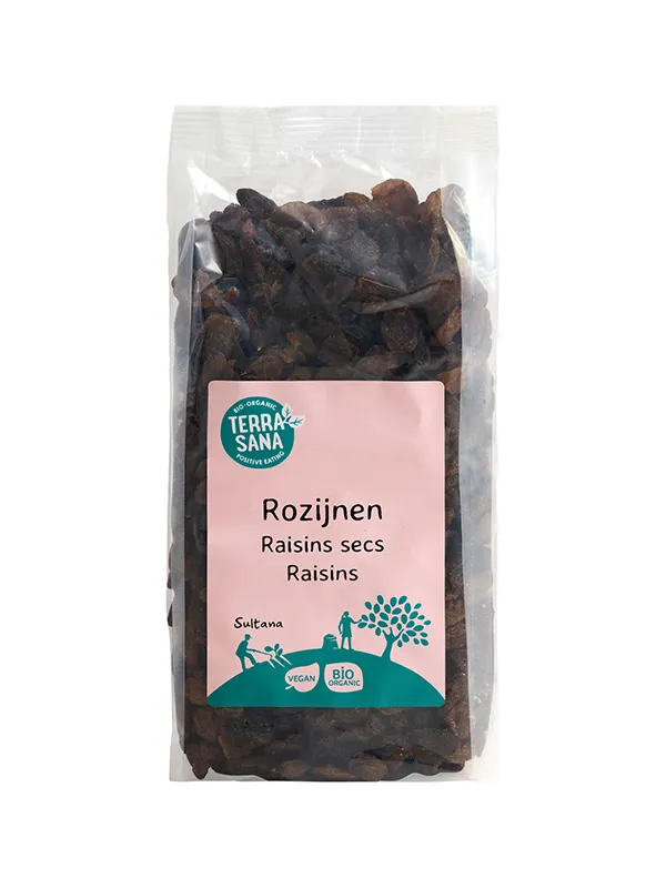Terrasana Raw Rozijnen Sultana'S Bio (500 gr)