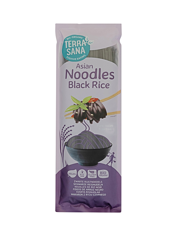 Terrasana Zwarte Rijstnoedels Bio (250 gr)