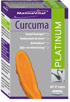 Mannavital Curcuma platinum (60 vega capsules)