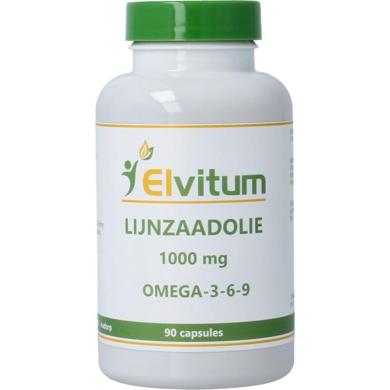 Elvitaal/Elvitum Lijnzaadolie omega 3-6-9 (90 capsules)