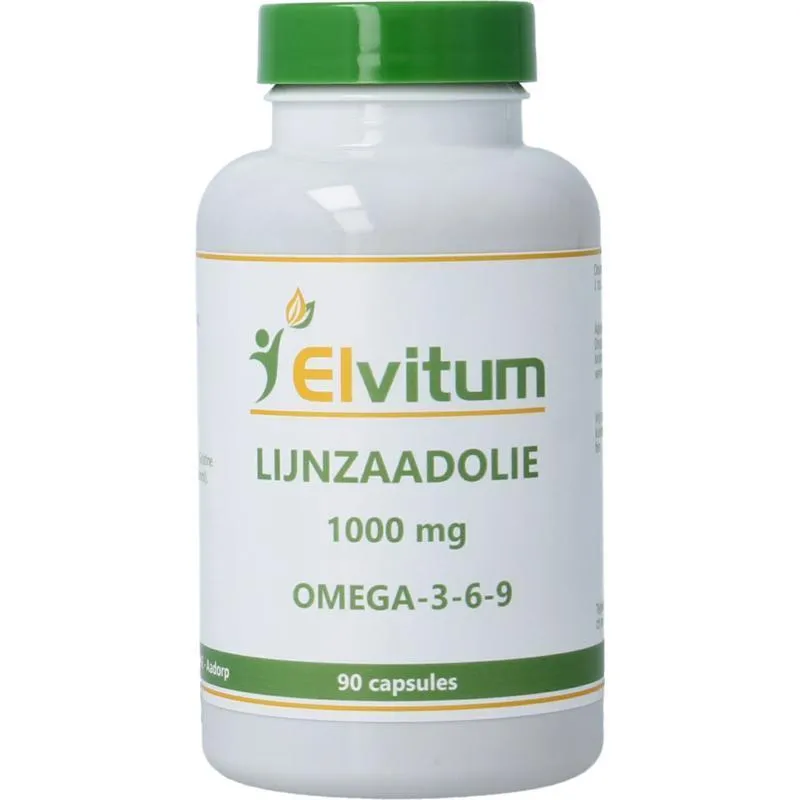 Elvitaal/Elvitum Lijnzaadolie omega 3-6-9 (90 capsules)
