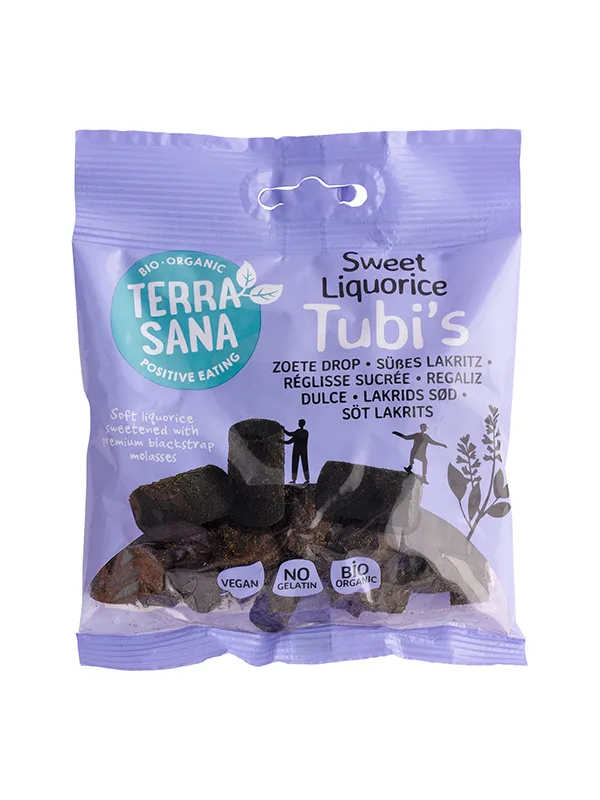 TerraSana Zoete drop tubi's bio (100 gr)