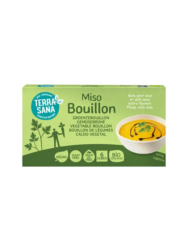 Terrasana Groente Bouillon Blokjes Gistvrij Bio (64 gr)