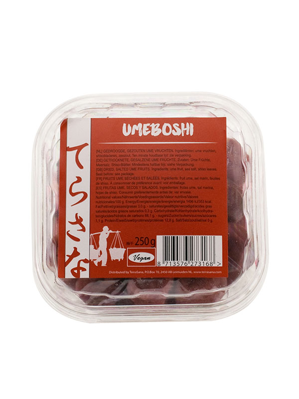 Terrasana Umeboshi Gezoute Japanse Abrikozen (250 gr)