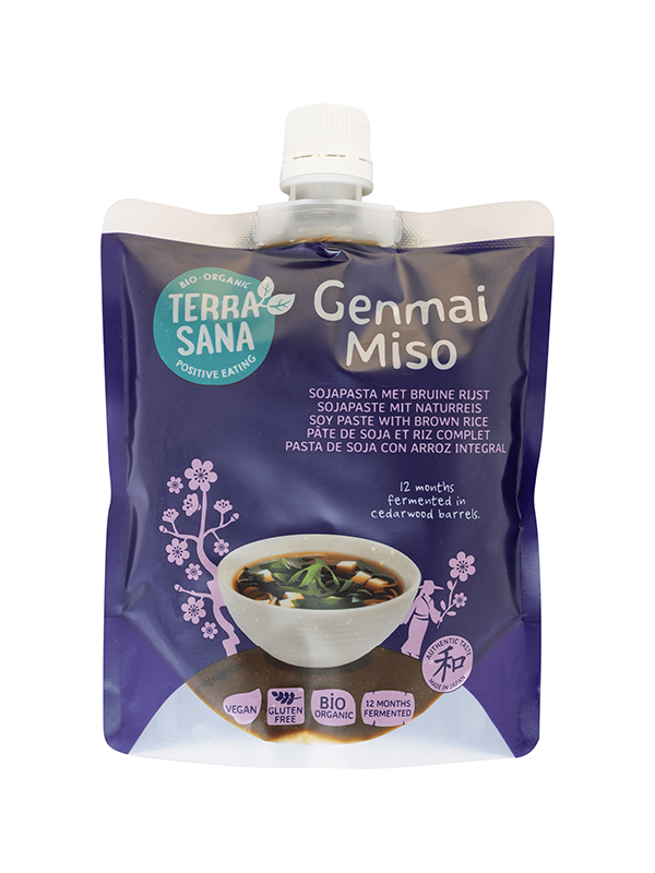 Terrasana Genmai Miso Eko Met Schroefdop Bio (345 gr)